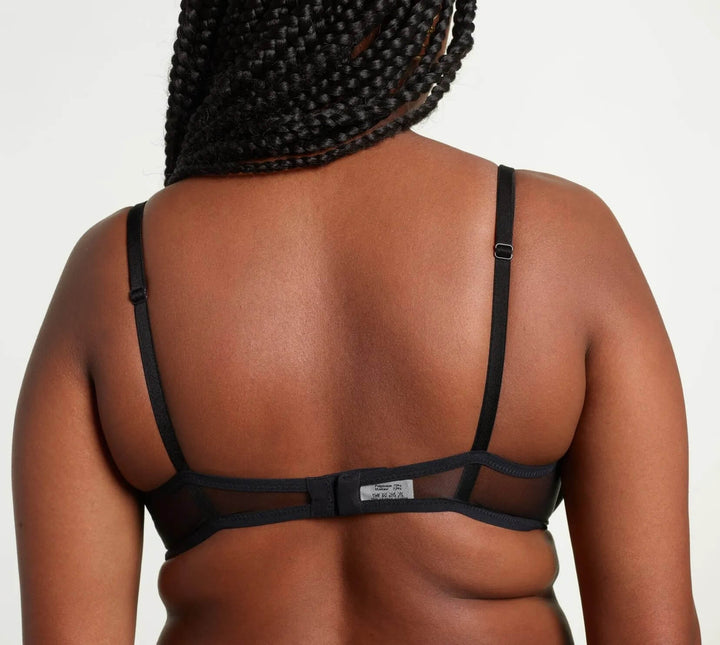 Yasmine Eslami Serena Underwire Bra Black