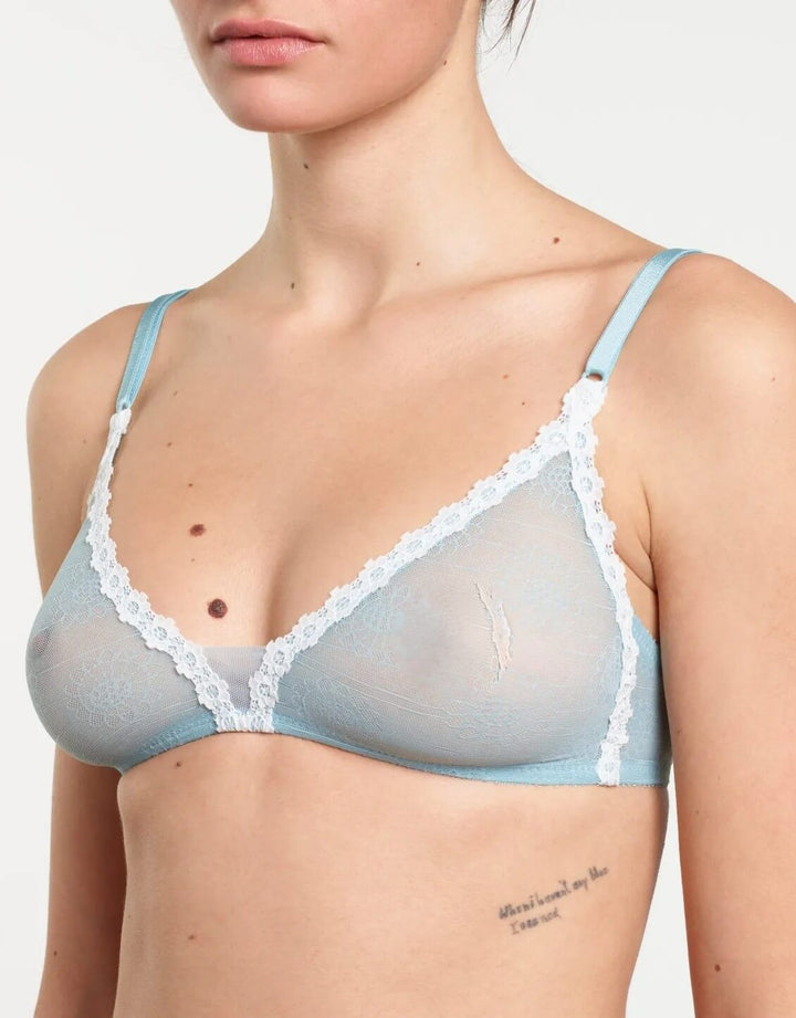 Yasmine Eslami Tamara Soft Bra Glacier