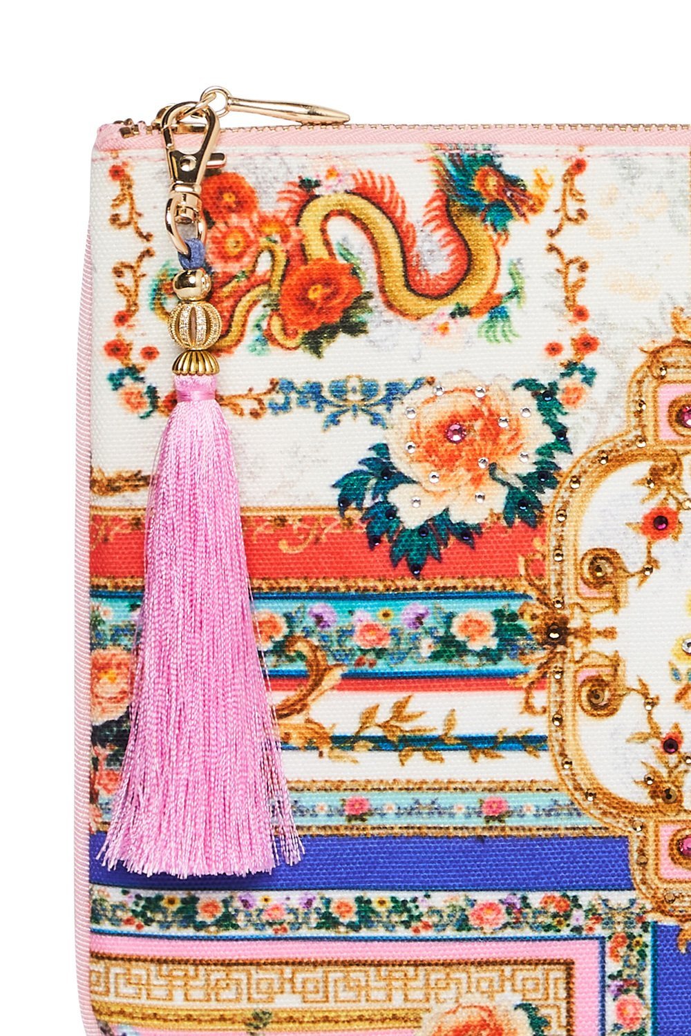 Camilla Party in the Palace Small Canvas Clutch