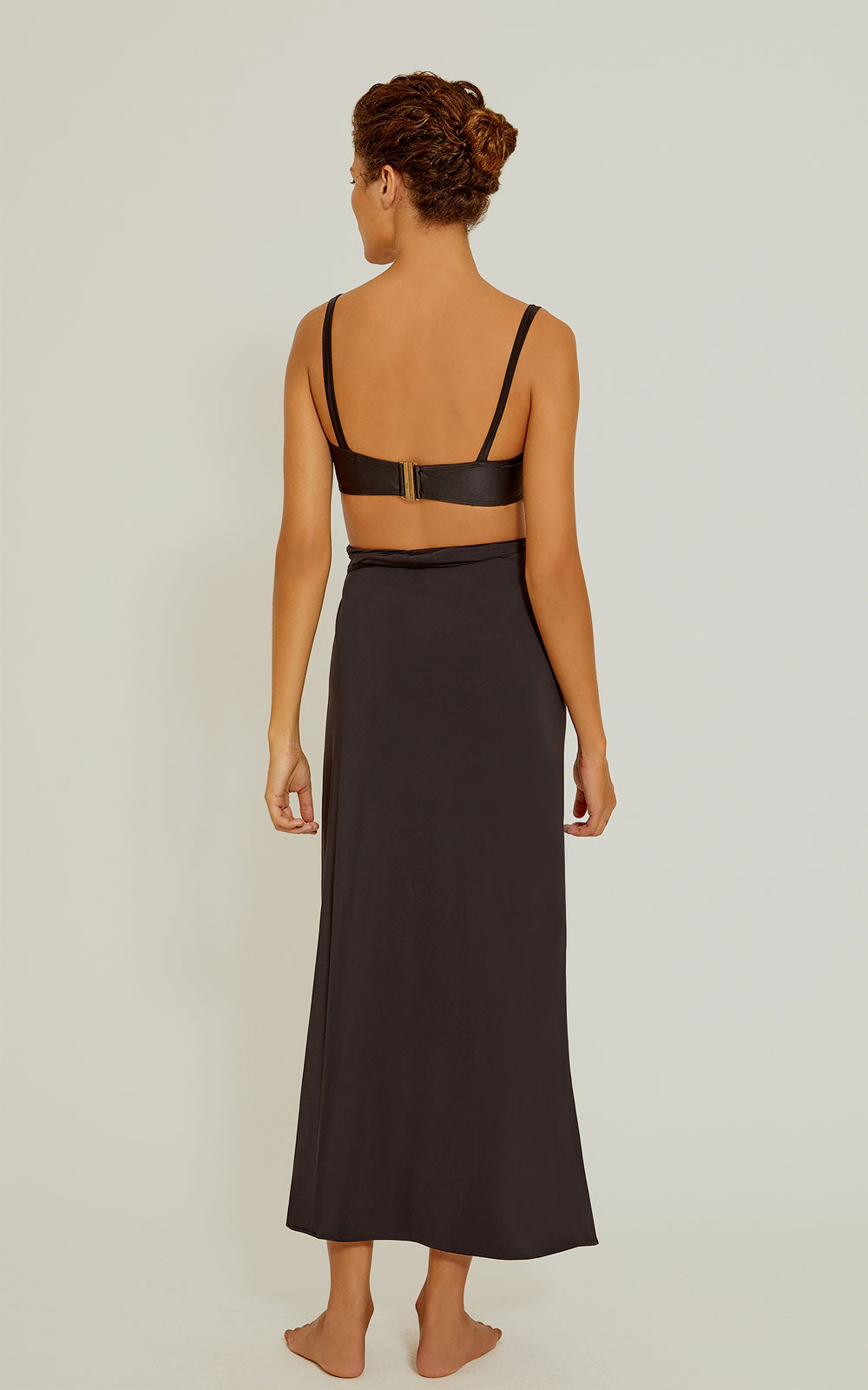 Knot Touch Sarong Black