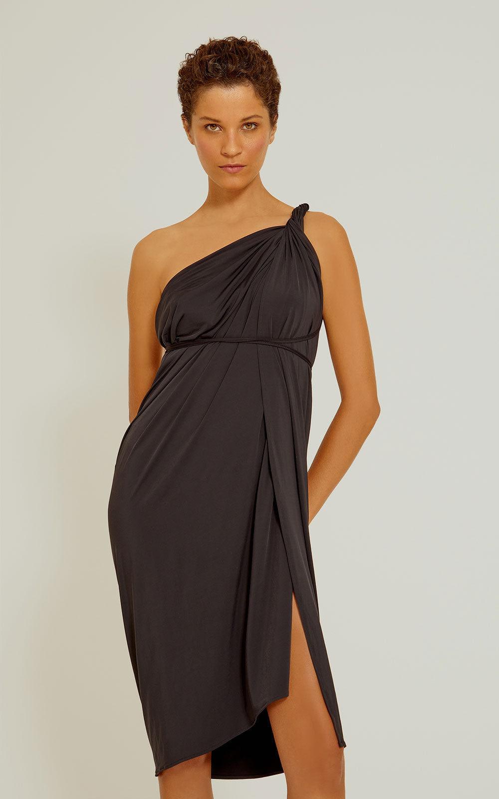 Lenny Niemeyer black sarong swimwear cover up