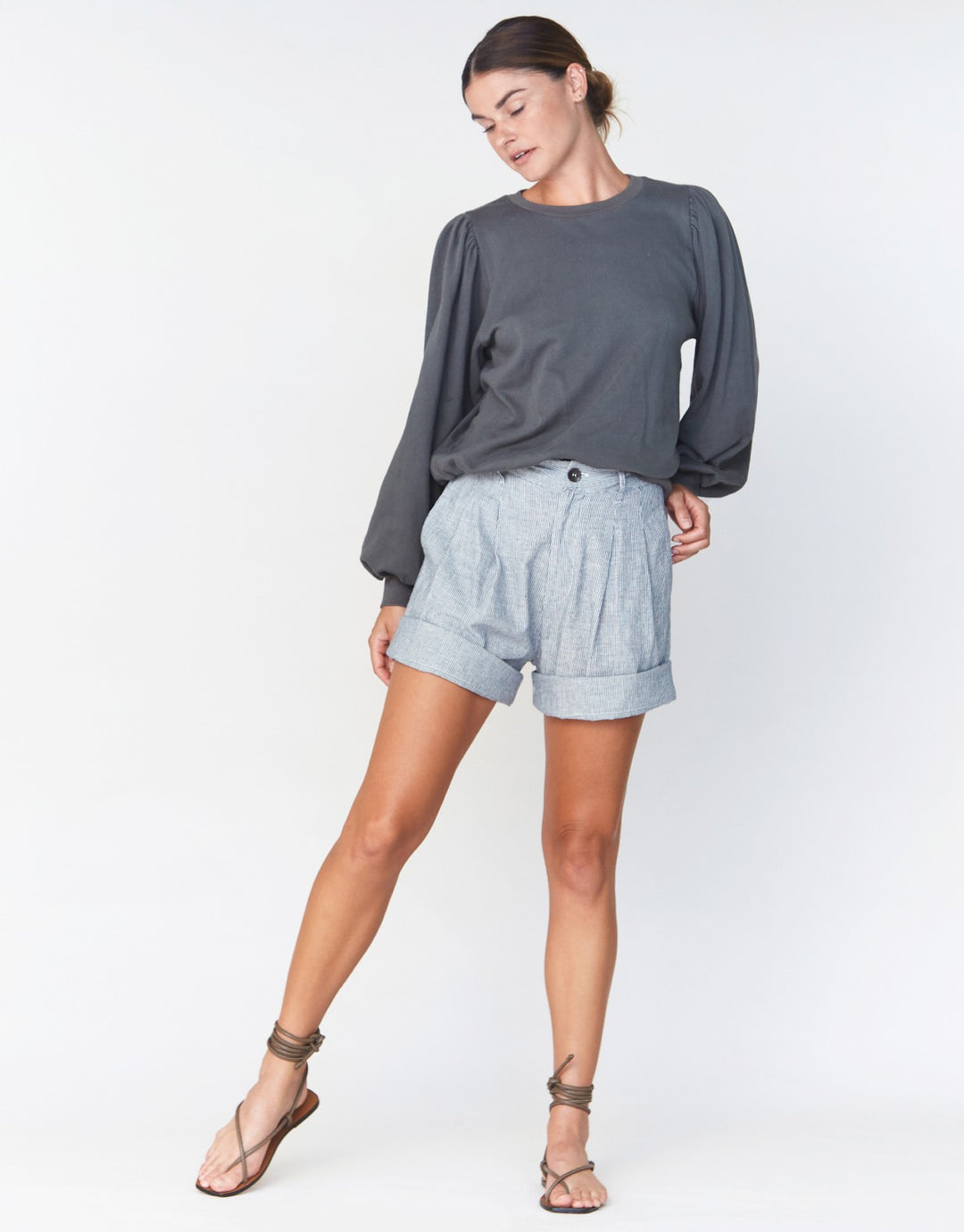 Acacia Tash Short in Bristol Cotton Hemp