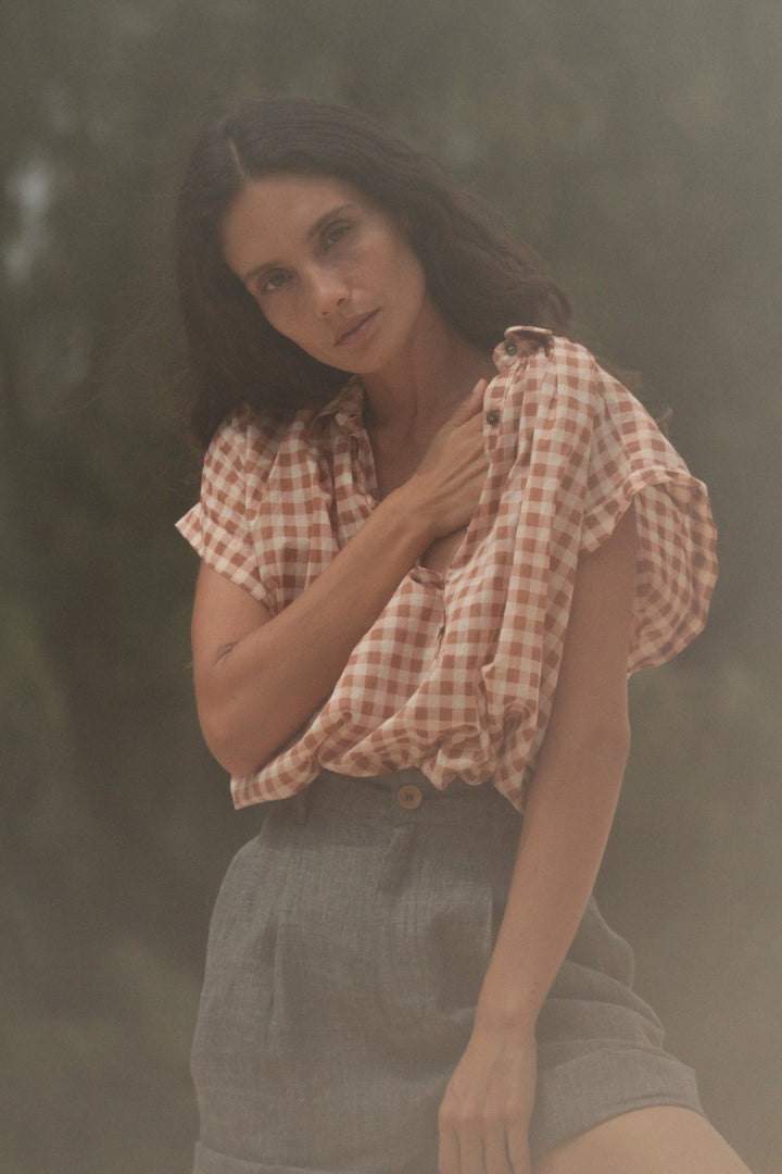 Acacia Tash Short in Bristol Cotton Hemp