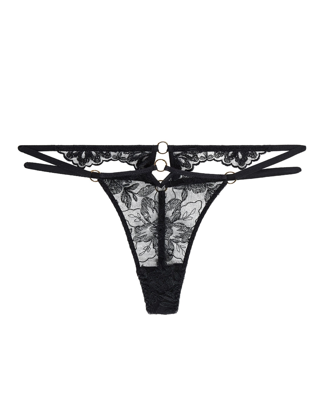 Aubade After Midnight Thong Black French Designer Lingerie