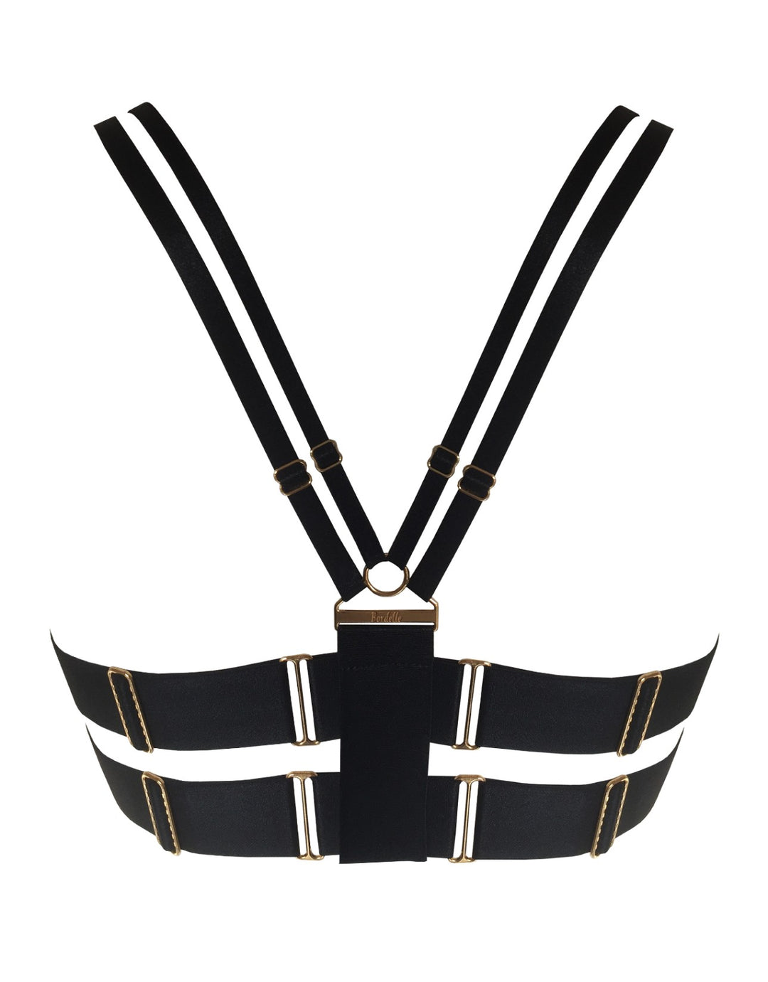 Bordelle Lingerie Ula Soft Cup Bra with Zip Front in Black