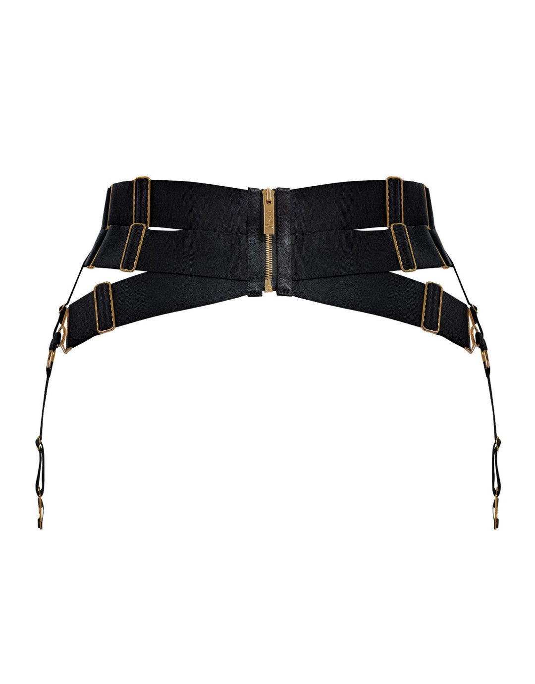 Bordelle Designer Lingerie Aurea Suspender Belt in Black