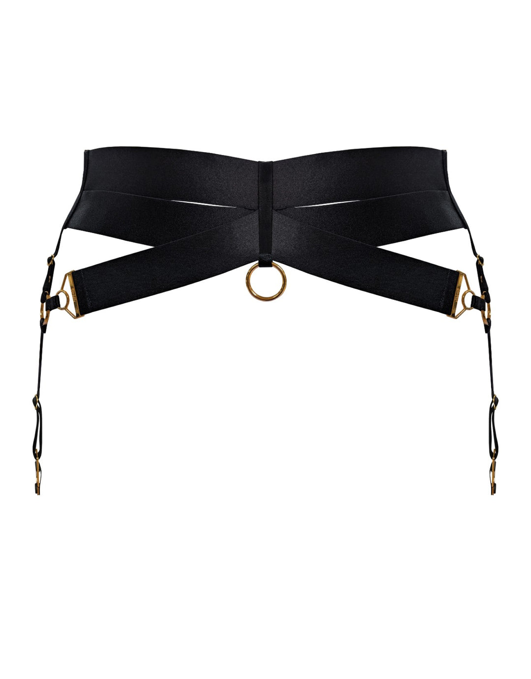 Bordelle Designer Lingerie Aurea Suspender Belt in Black