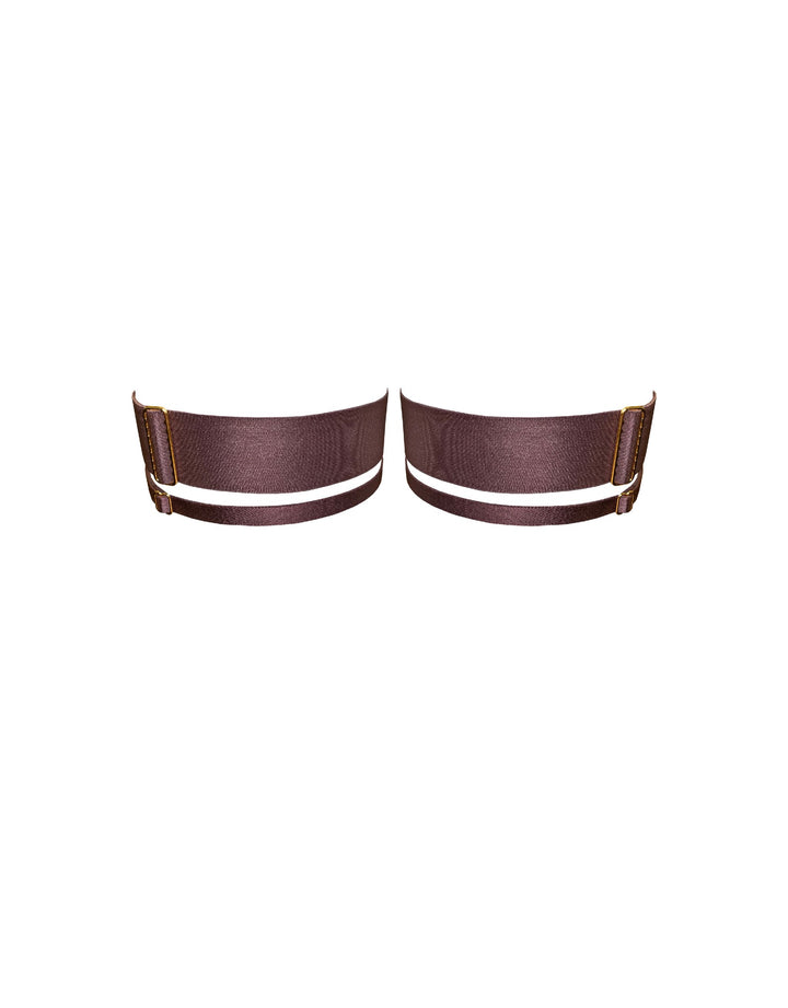 Bordelle Onca Garters Plum