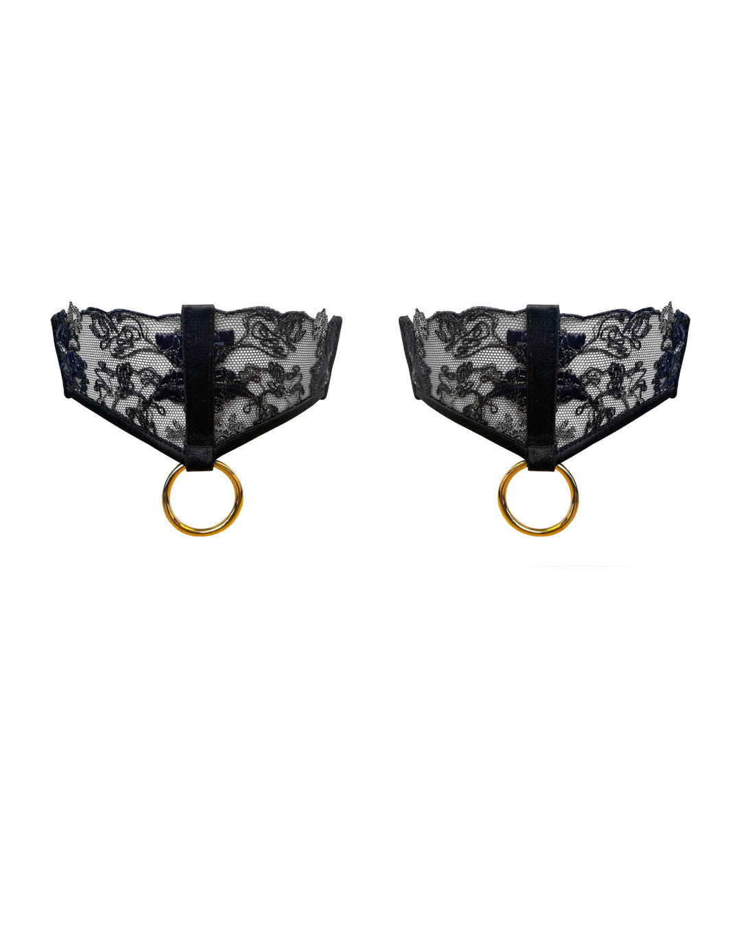 Bordelle Vita Lace Garters Black