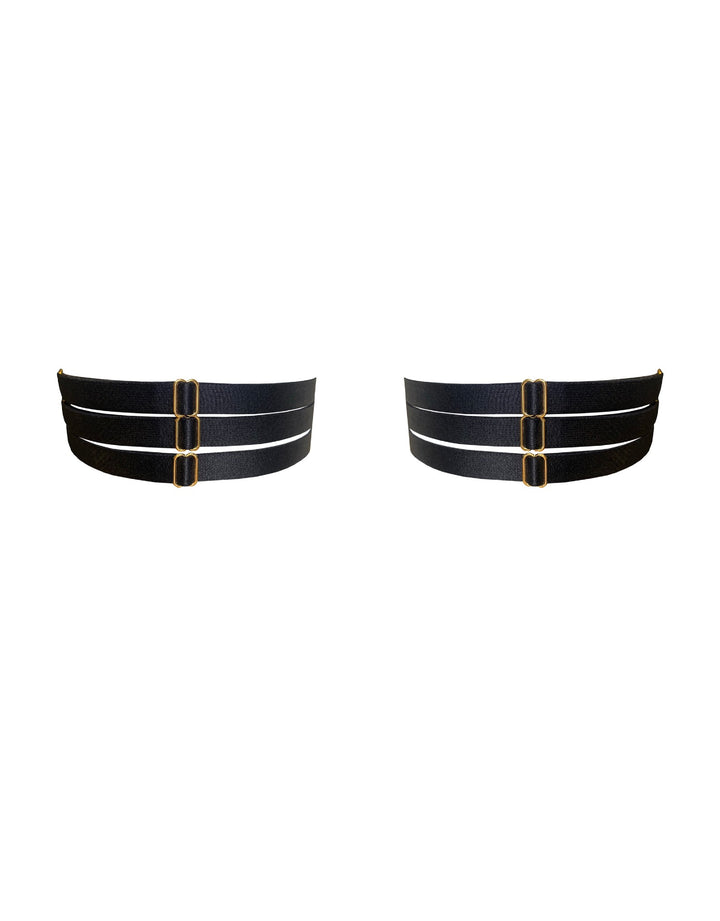 Bordelle Vita Lace Garters Black