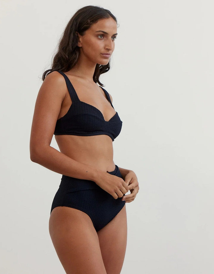 BOTEH  Swimwear RA Freddy Underwire Bikini Top, Black