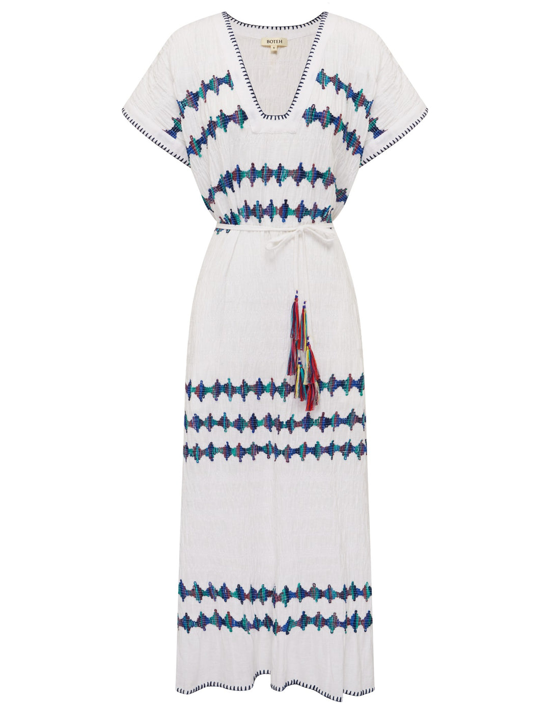 Boteh Hera Midi Linen Tunic Dress