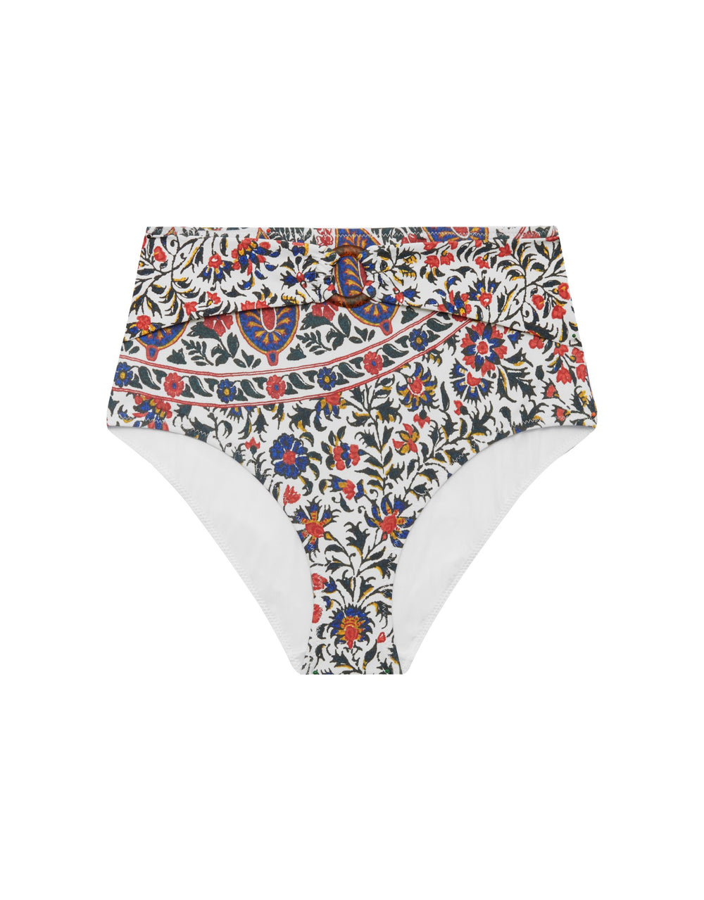 Boteh Swimwear Verbena Pania High Waist Bikini Bottom with Belt