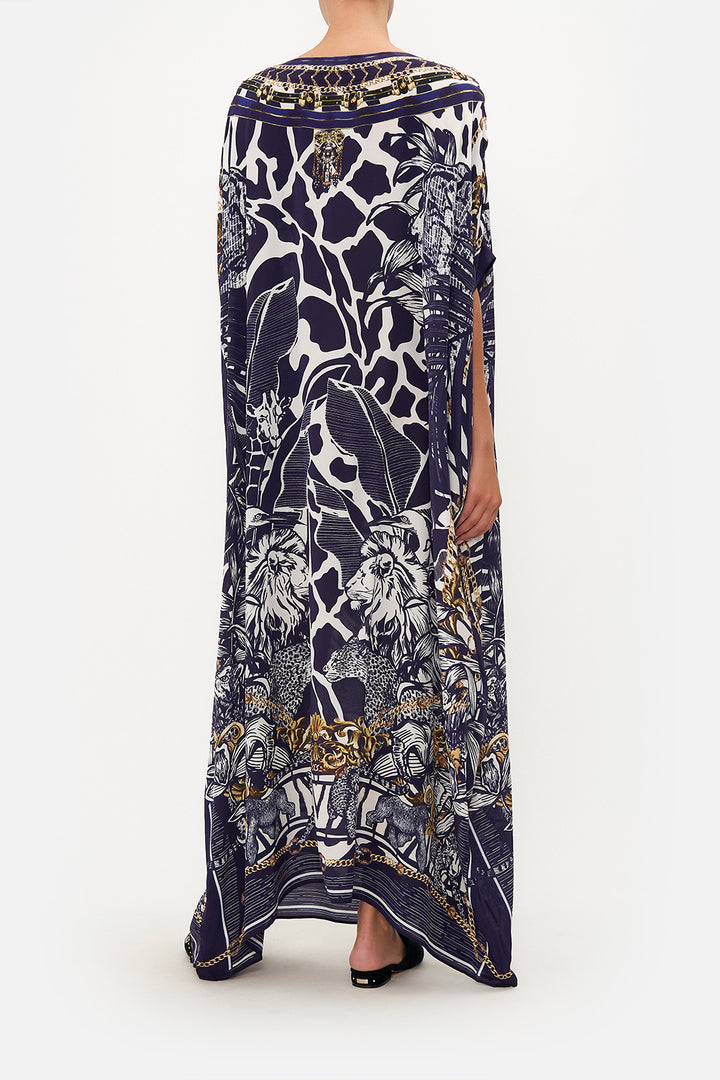 Camilla Round Neck Silk Kaftan Where's Your Head At