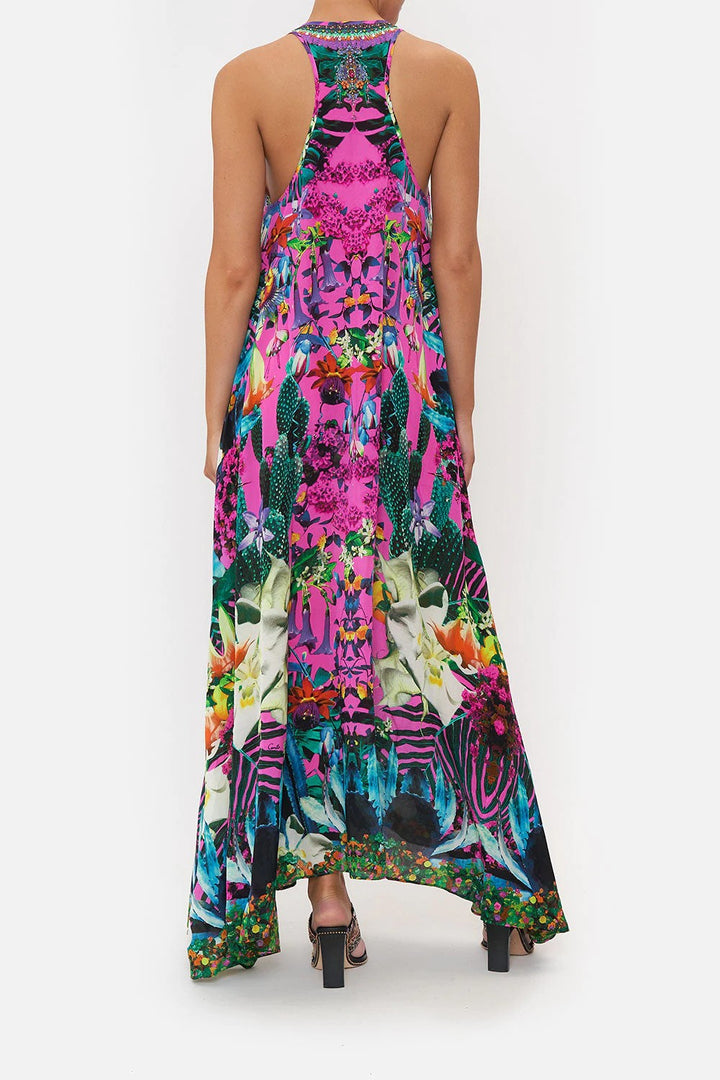 Camilla V Neck Racerback Dress, Exotica Erotica - Designer Resortwear