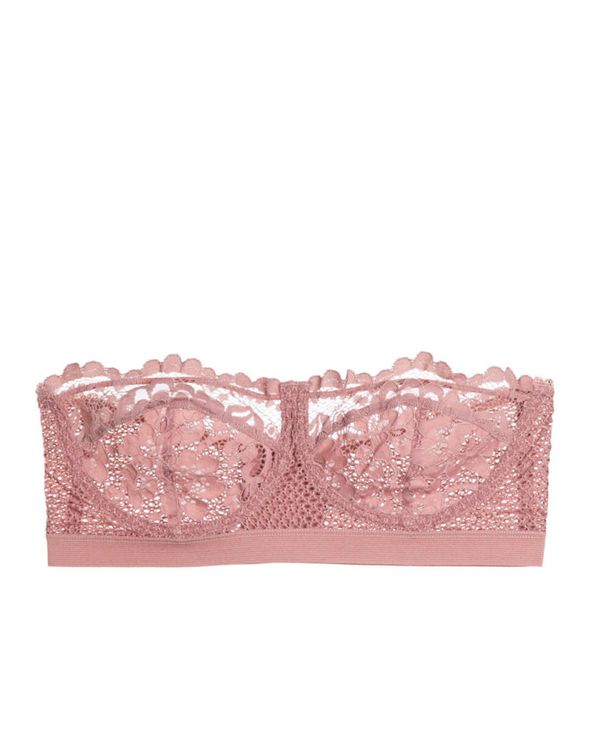 Else Lingerie Petunia Strapless Underwire Bra in Rose Pink