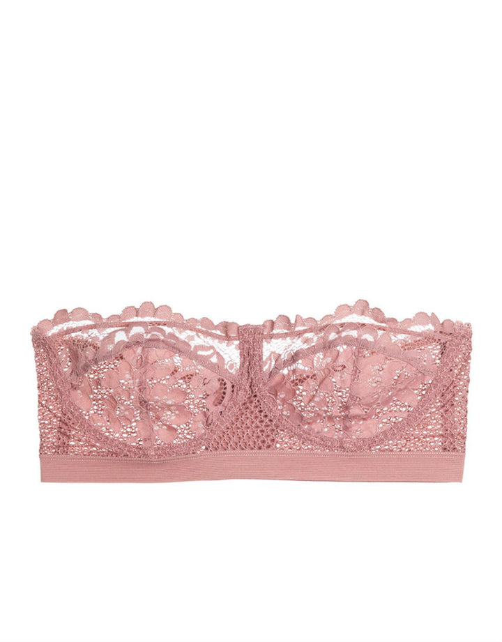 Else Lingerie Petunia Strapless Underwire Bra in Rose Pink