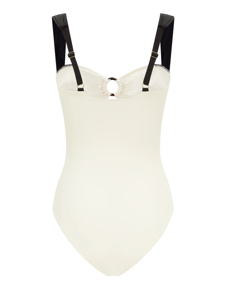 Evarae Amalie One Piece Cream / Black