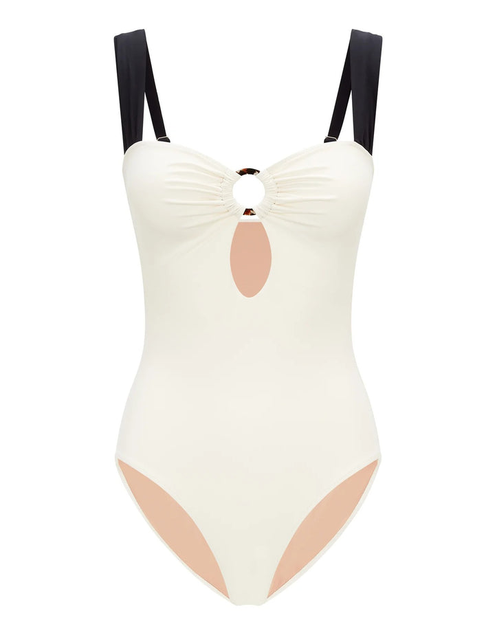Evarae Amalie One Piece Cream / Black