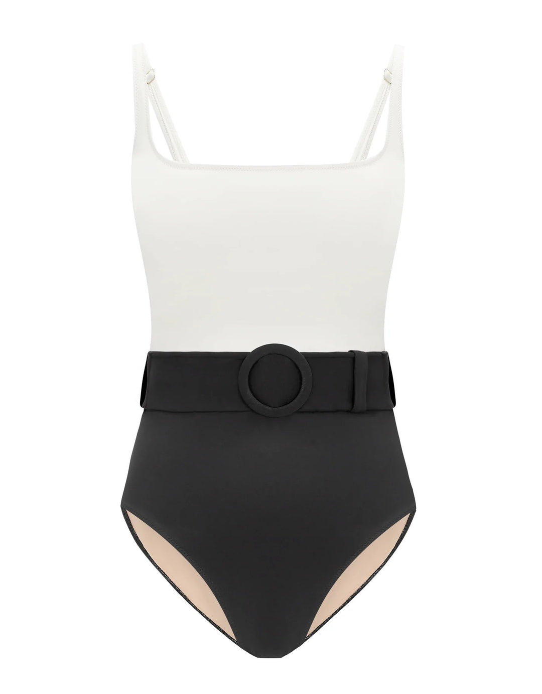 Cassandra One Piece Swimsuit Black & Cream