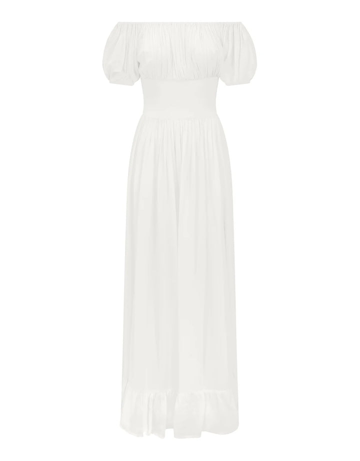 Evarae Hestia Maxi Dress Soft White