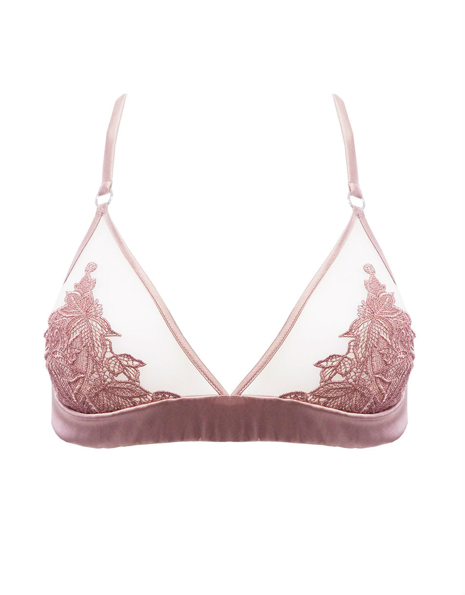 Fleur of England Desert Rose Embroidered DD+ Bralette