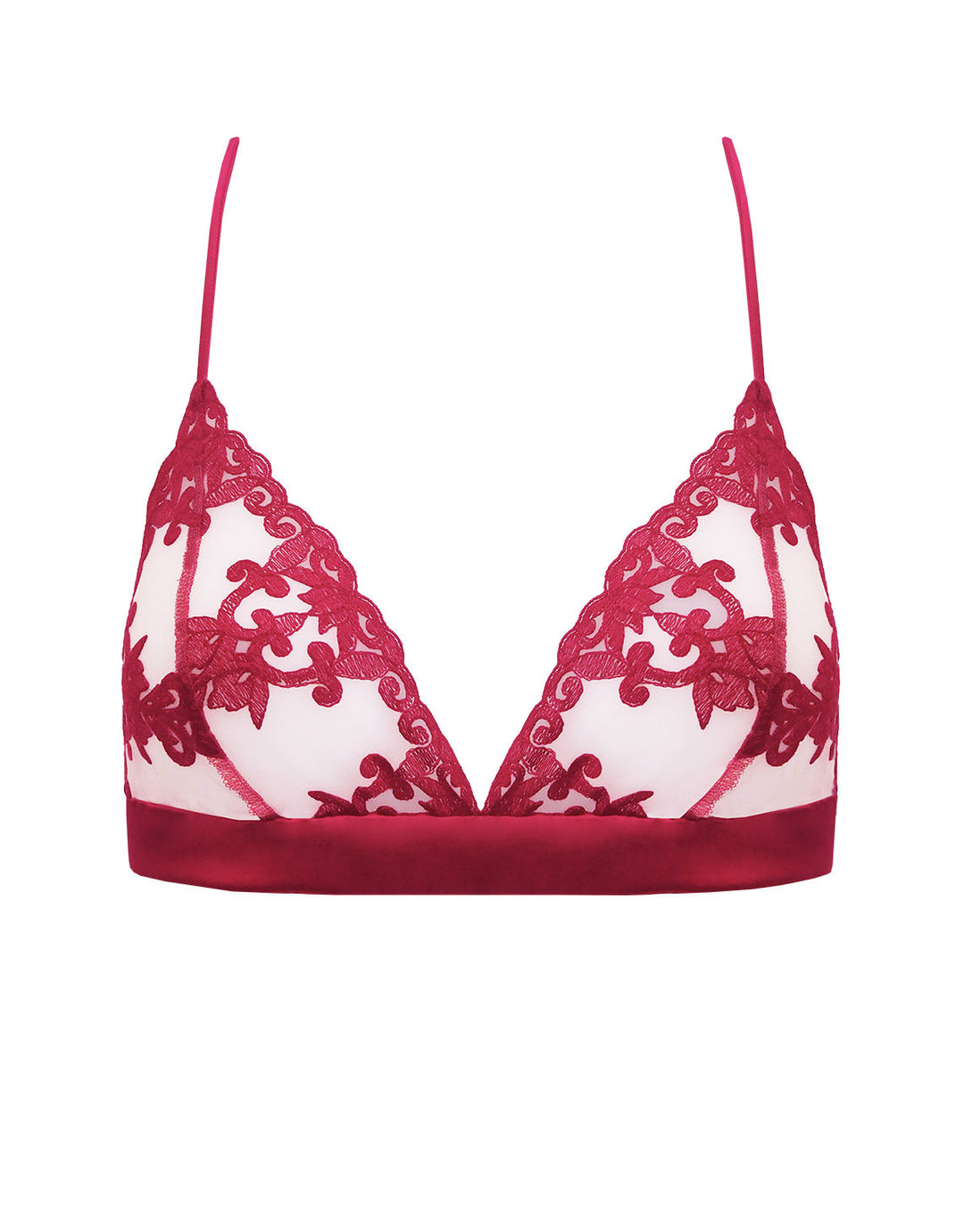 Fleur of England Wallflower Embroidered Bralette