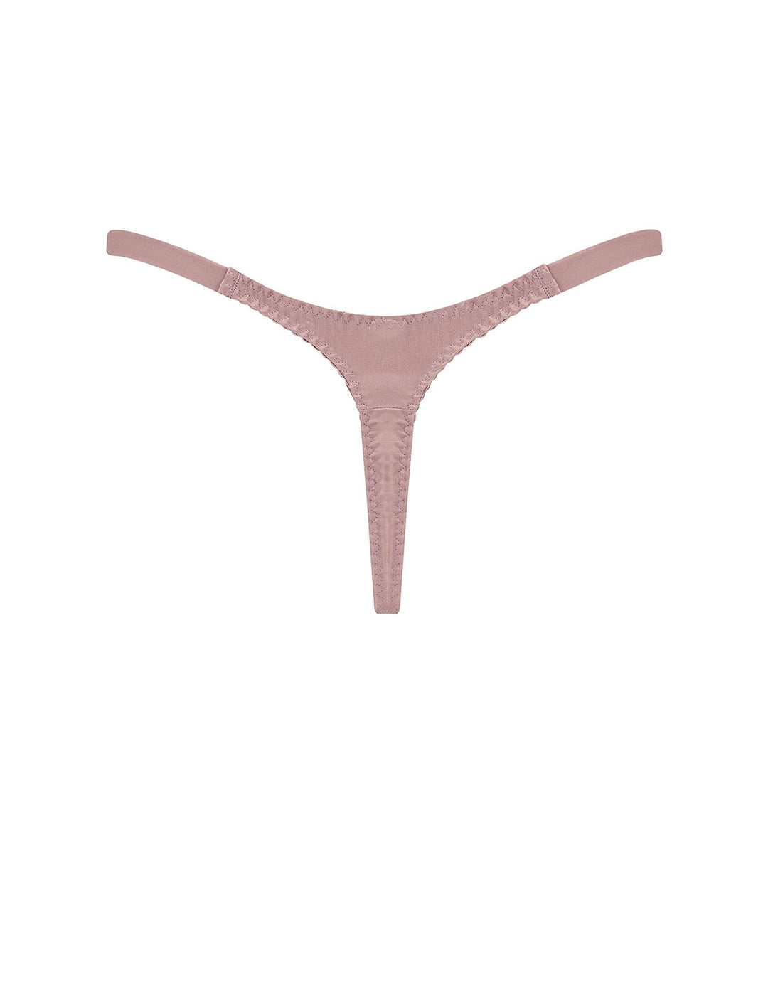 Fleur of England Lilian Pink Silk Side Thong