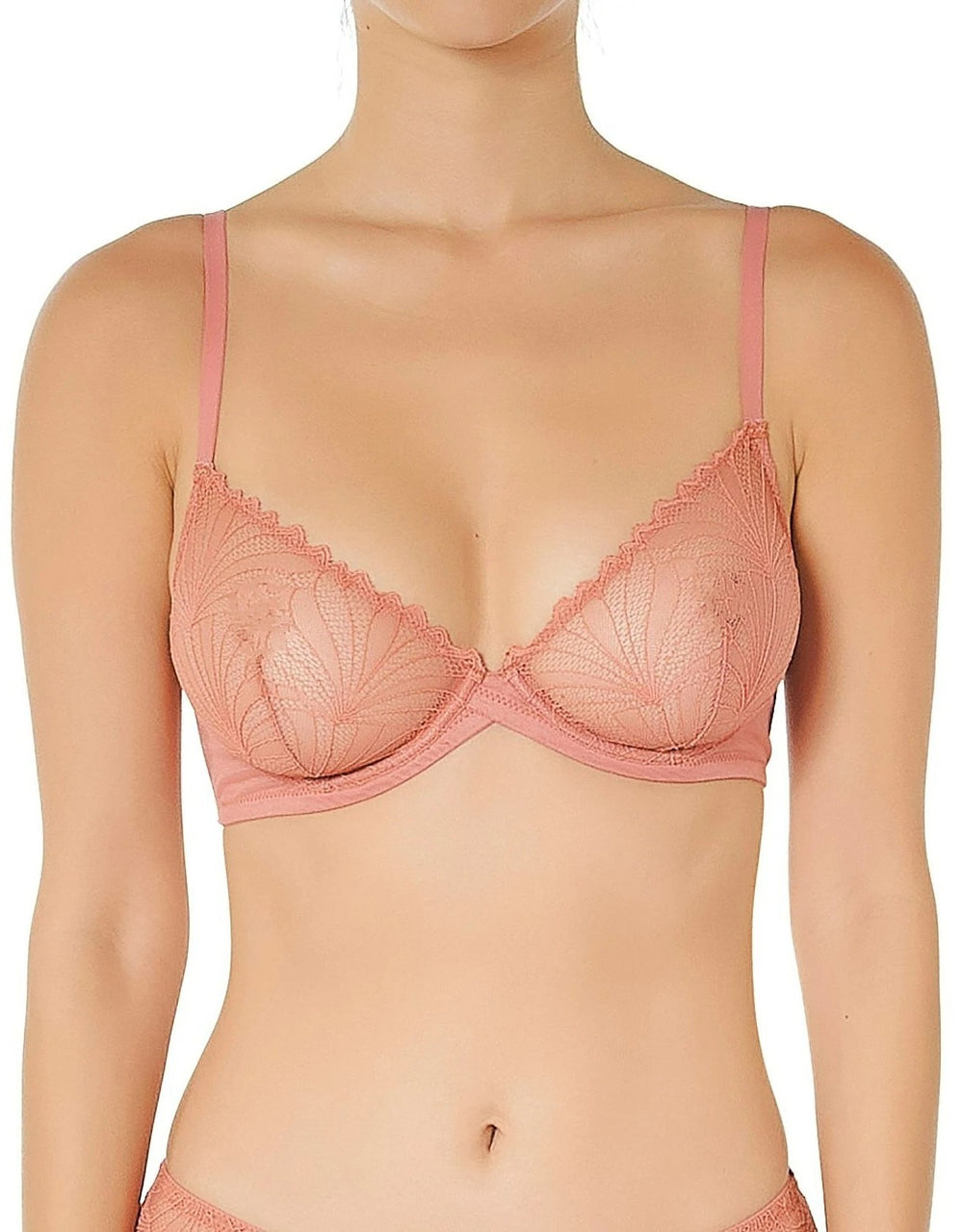 Huit Lenna Underwire Lace Bra in Sienna