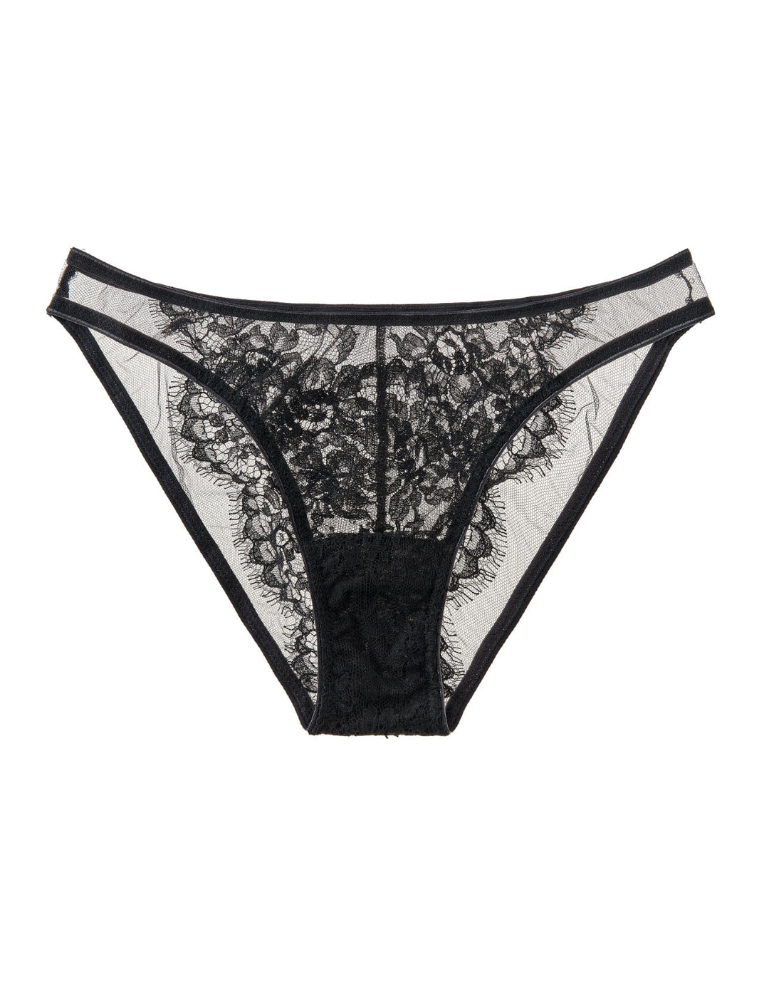 I.D.Sarrieri Jamais Le Premier Soir Black Lace Low Brazilian Brief
