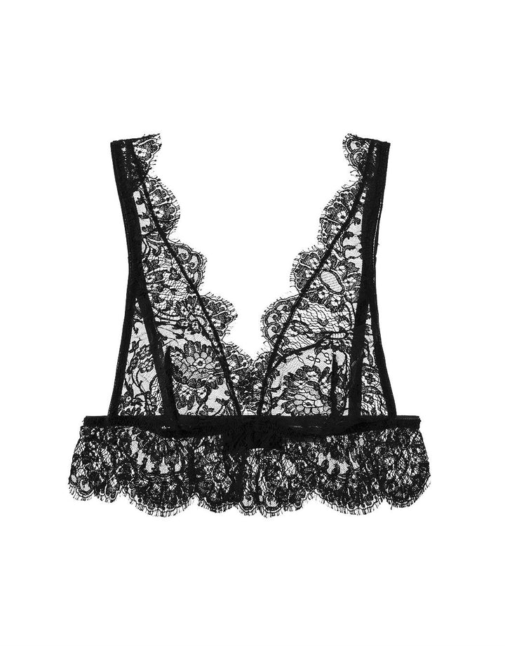 I.D. Sarrieri Black Lace Triangle Bra