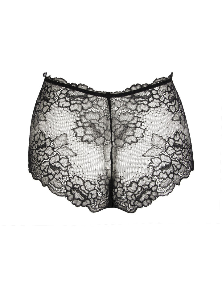 Lise Charmel High Waist Boyshort Sublime en Dentelle Black Lace