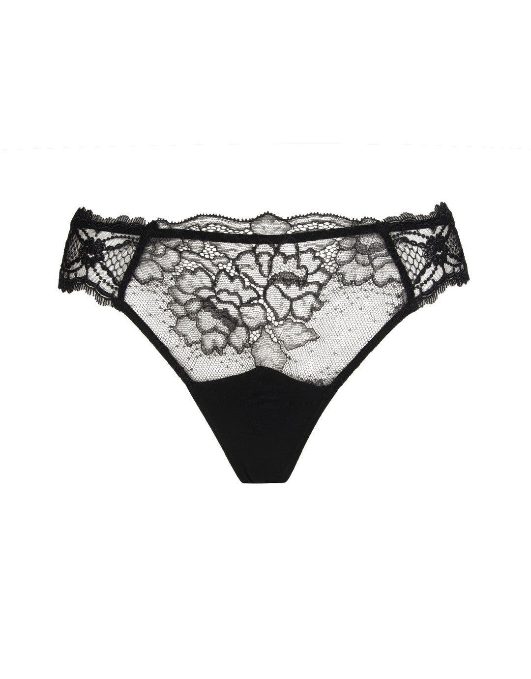 Lise Charmel Thong Sublime en Dentelle Black Lace