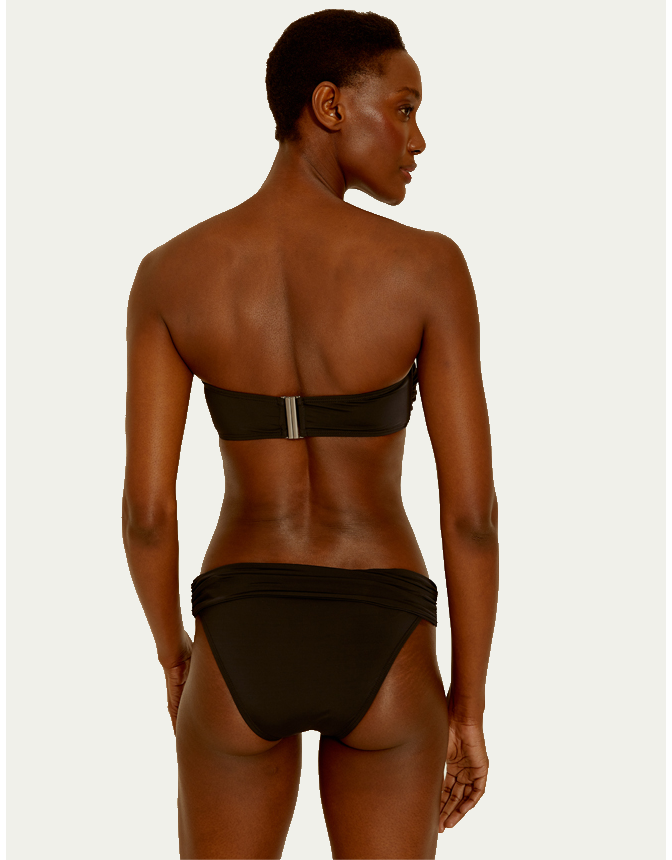 Lenny Niemeyer High Waist Bikini Bottom in Black