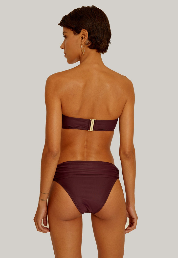 High Waist Bikini Bottom Blueberry, Lenny Cut