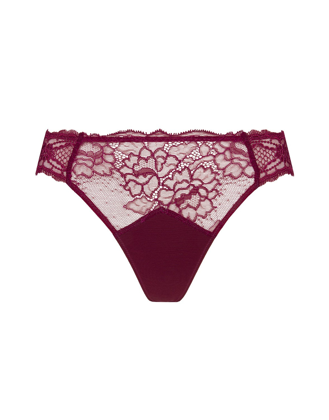 Lise Charmel Thong Sublime en Dentelle Fuchsia Lace