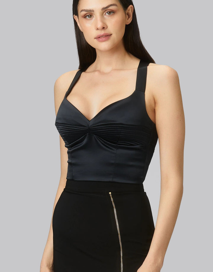 Murmur Haze Bra Top Black