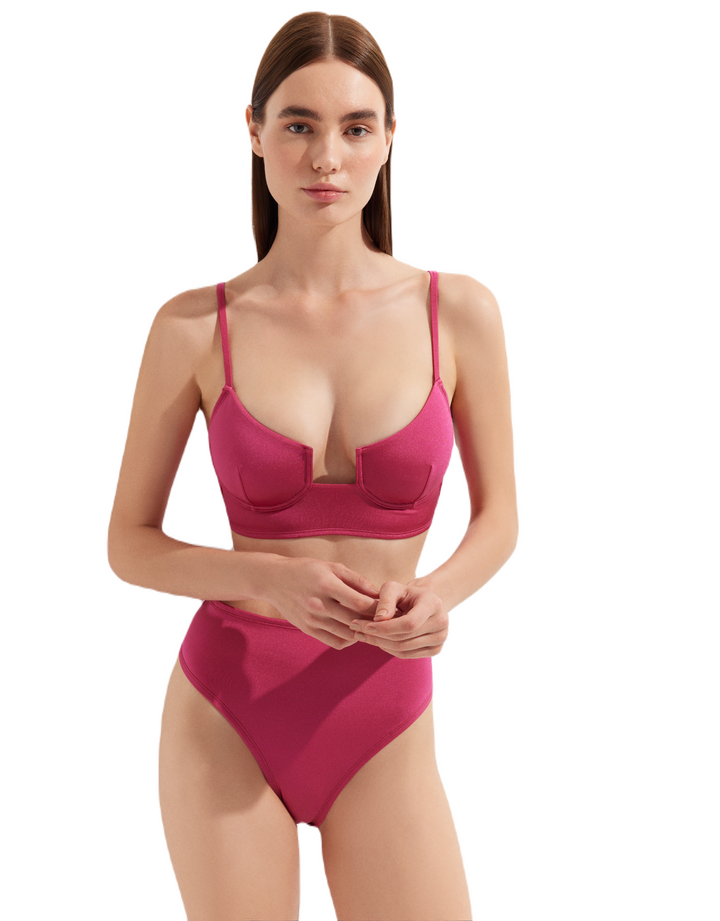 OYE Swimwear Kirby Bikini in Ruby