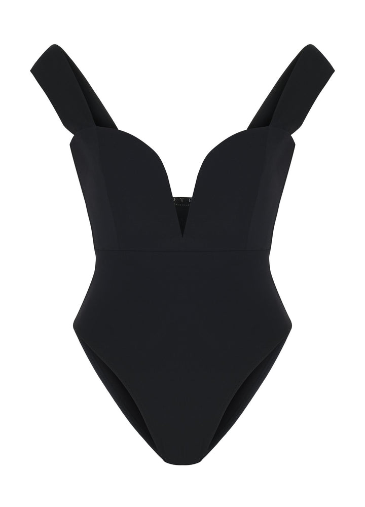 Oye Swimwear Venus One Piece Swimsuit in Black