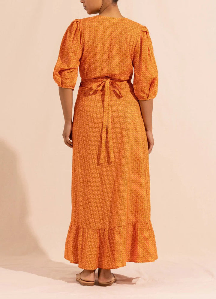 Peony Swimwear Marigold Ruffle Wrap Skirt