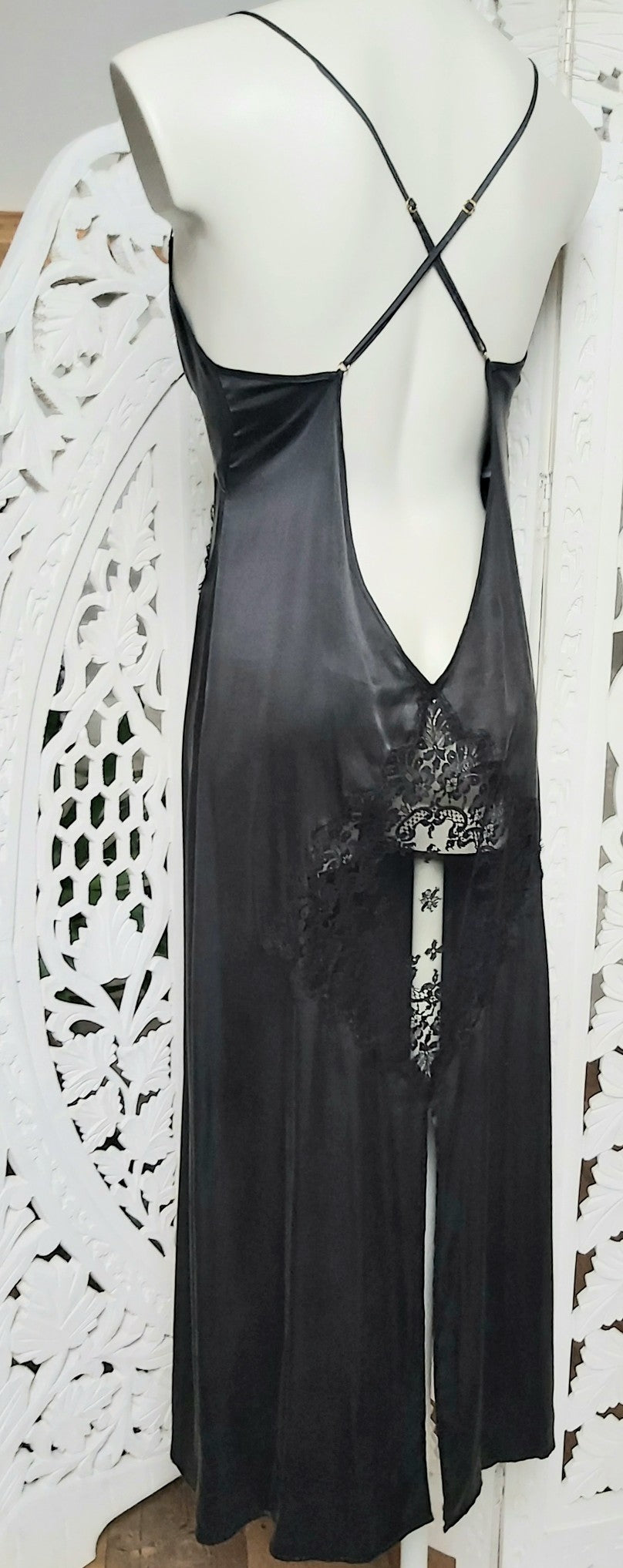 Alice Long Slip Black