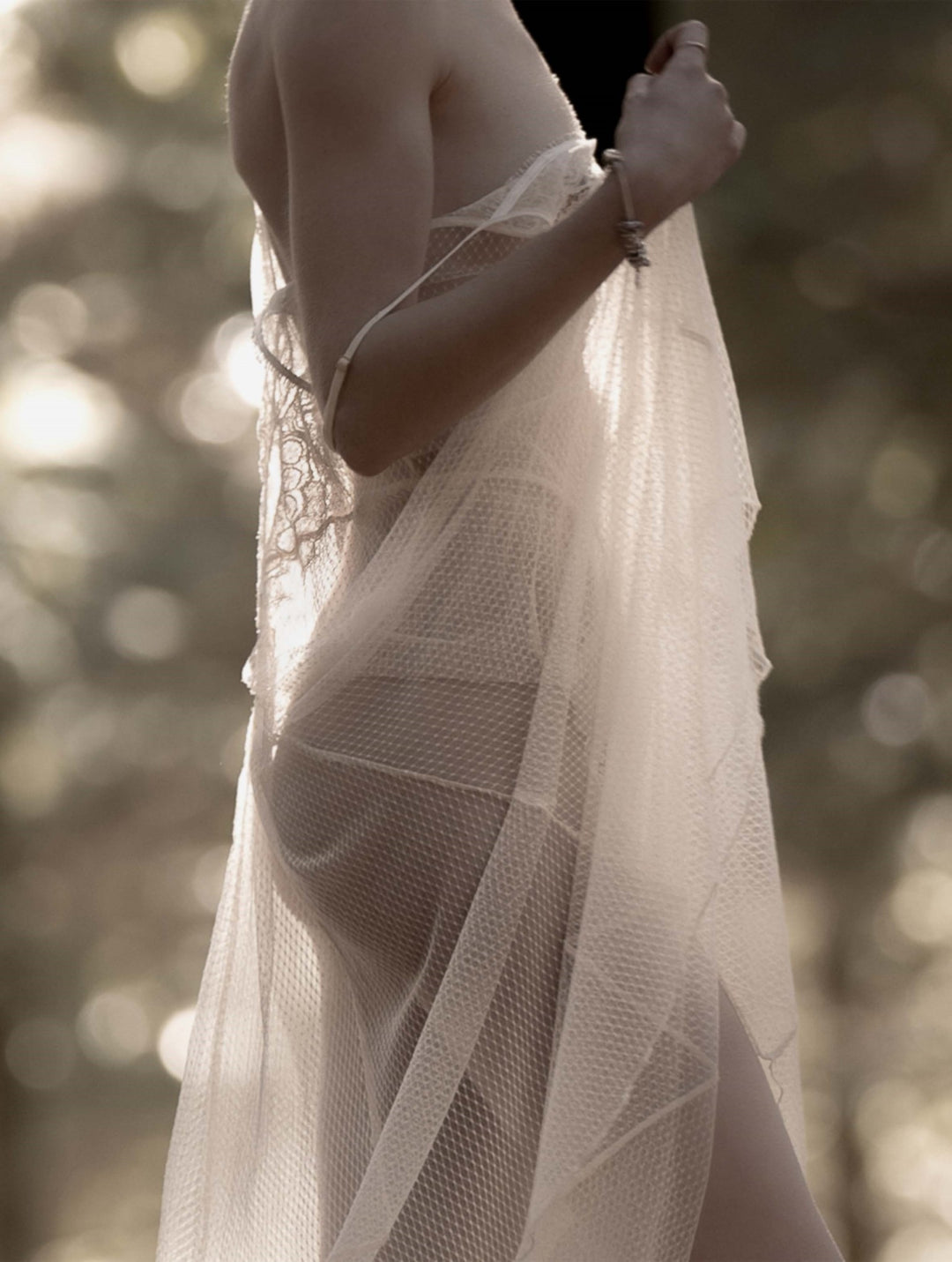 Shell Belle Icone Long Gown  Cream