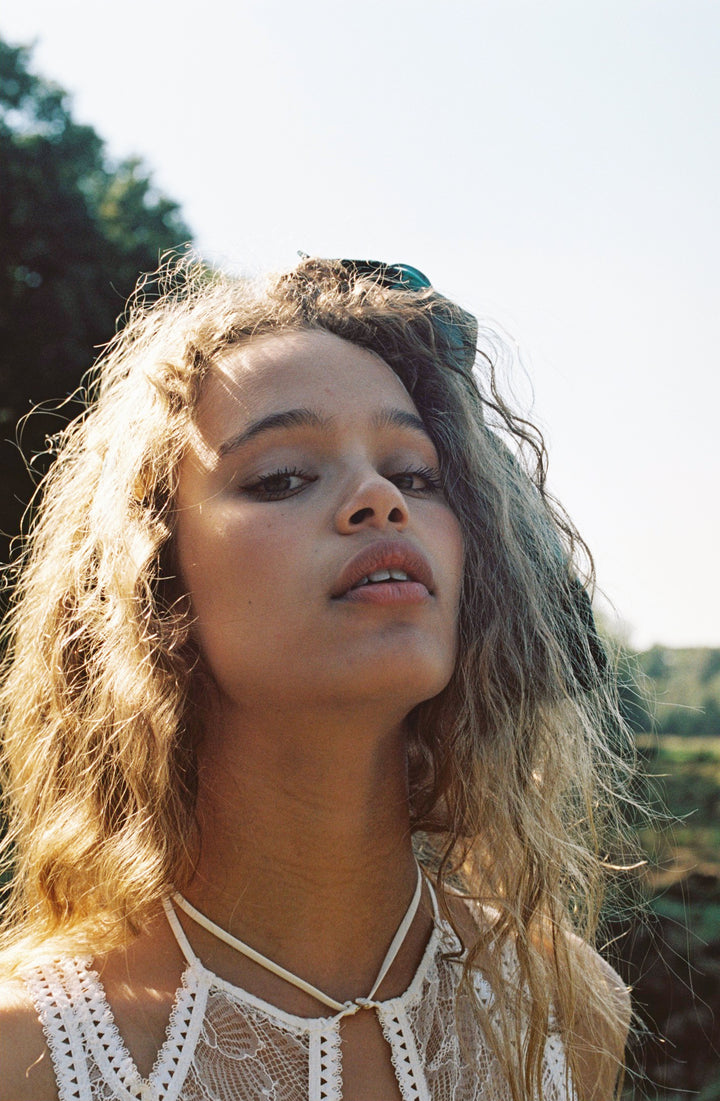 Tisja Damen Ophelia High Neck Bra in Ivory