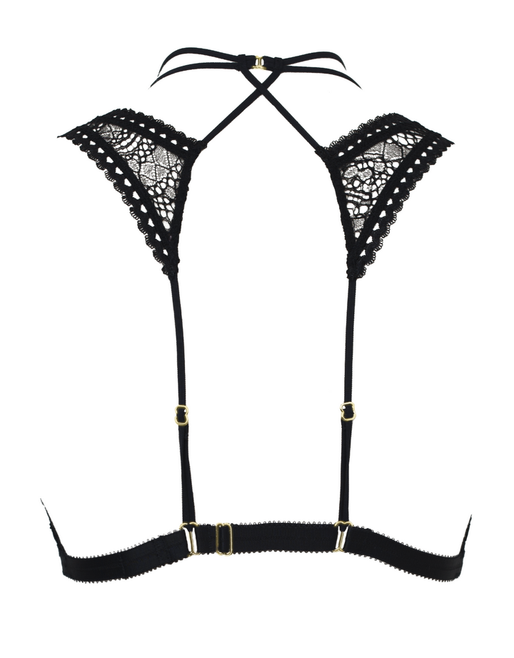 Tisja Damen Ophelia High Neck Bra in Ivory