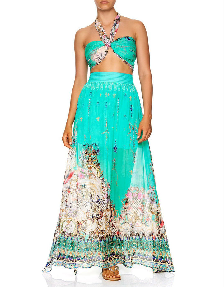 Camilla FLORAISON SKIRT WITH PINTUCK WITH BAND