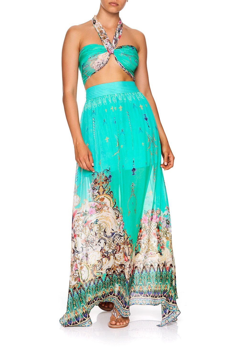 Camilla FLORAISON SKIRT WITH PINTUCK WITH BAND