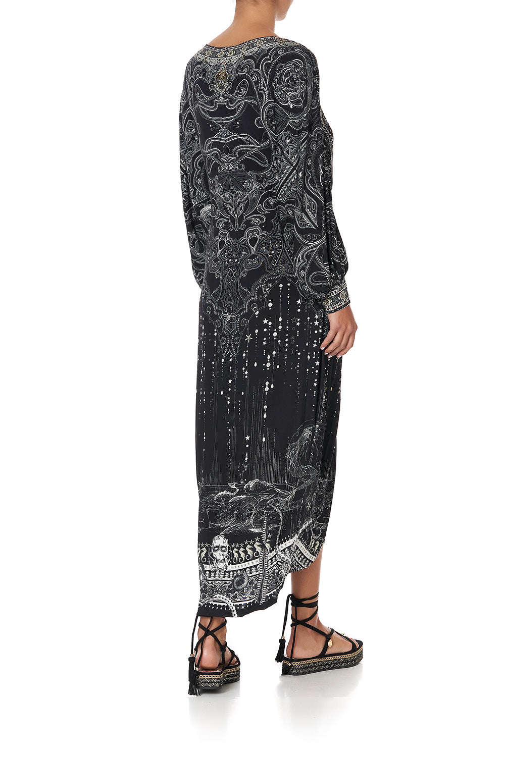 Camilla Midnight Pearl Twist Front Dress