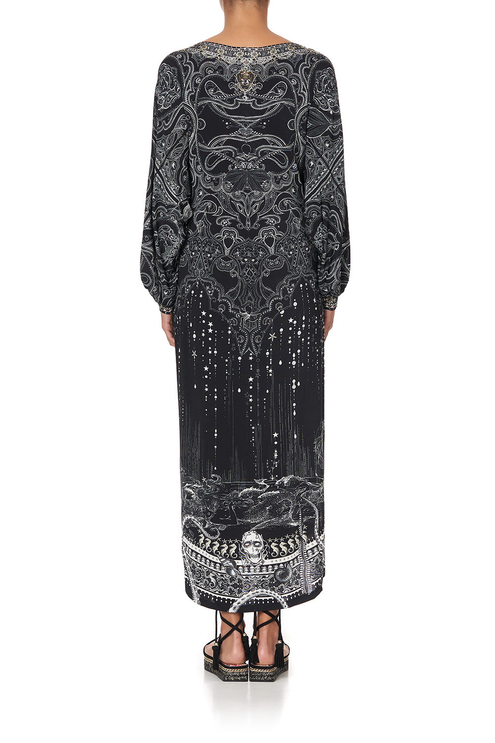 Camilla Midnight Pearl Twist Front Dress