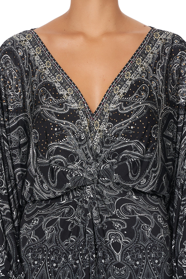 Camilla Midnight Pearl Twist Front Dress