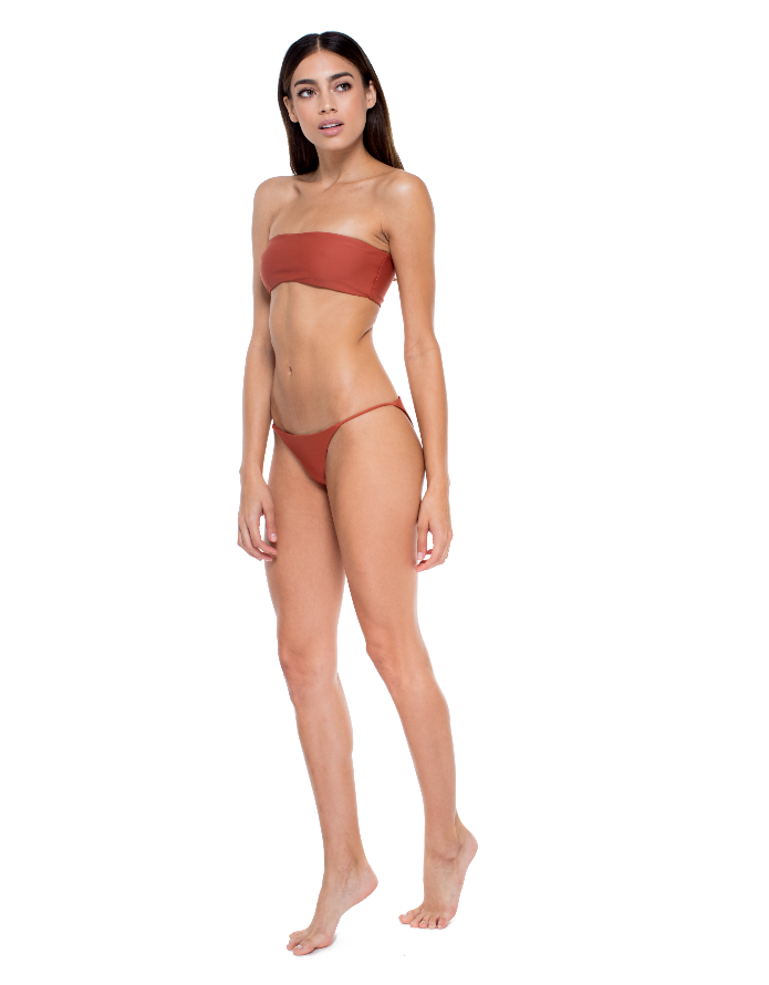 Jade Swim Bare Minimum Bottom in Khaki